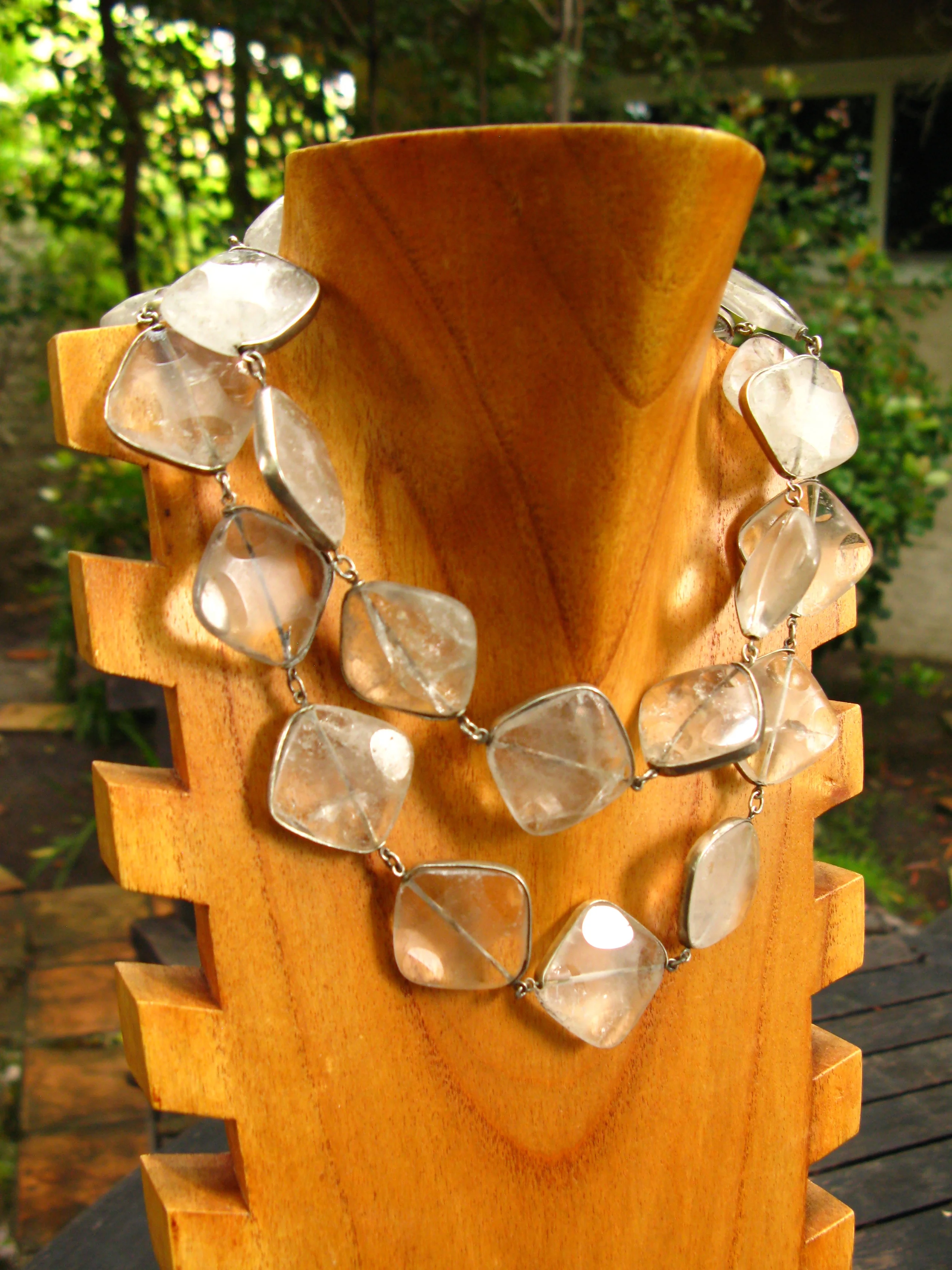 Square Crystal Chain Double Side