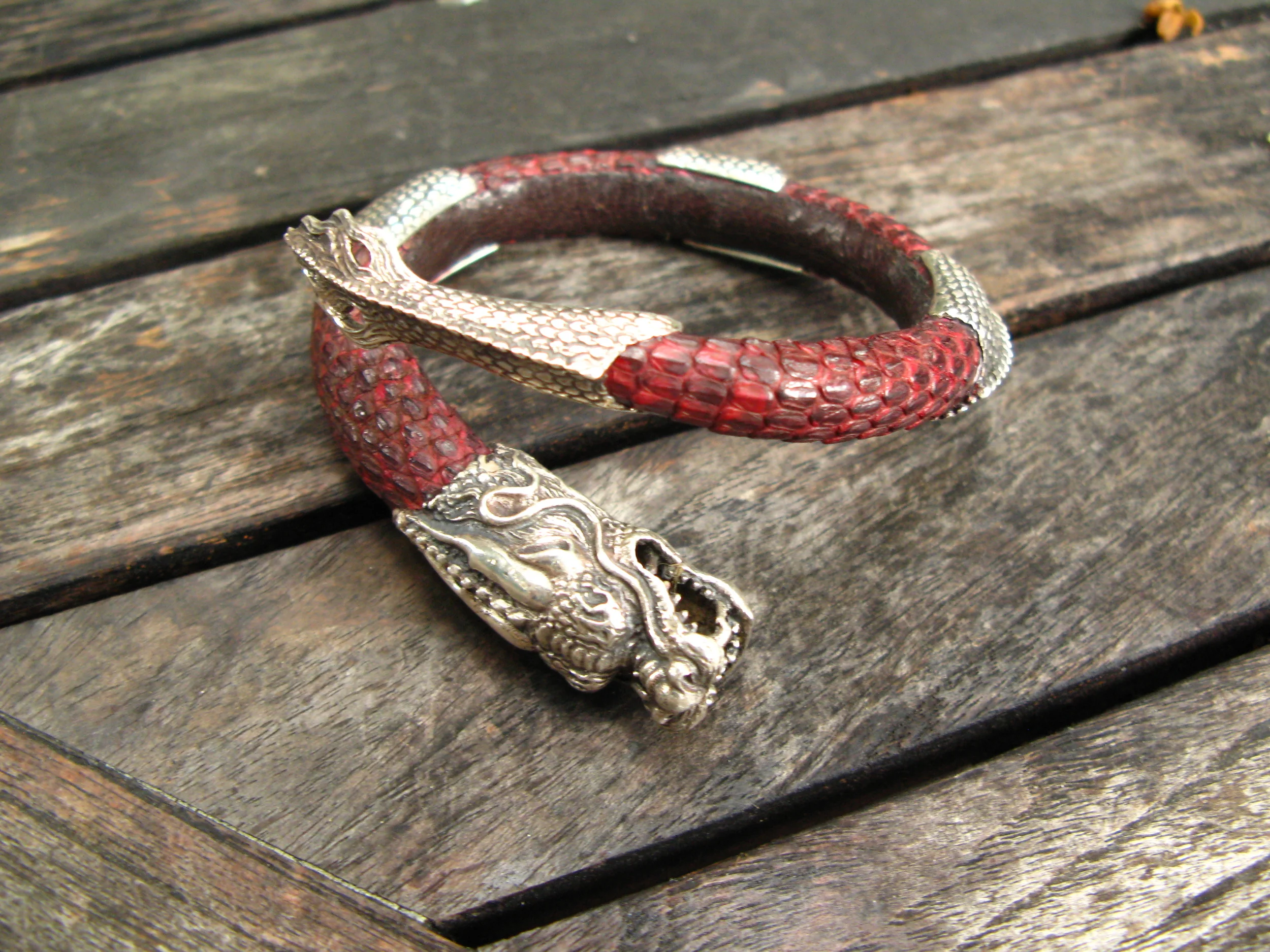 Red Dragon Cuff Front