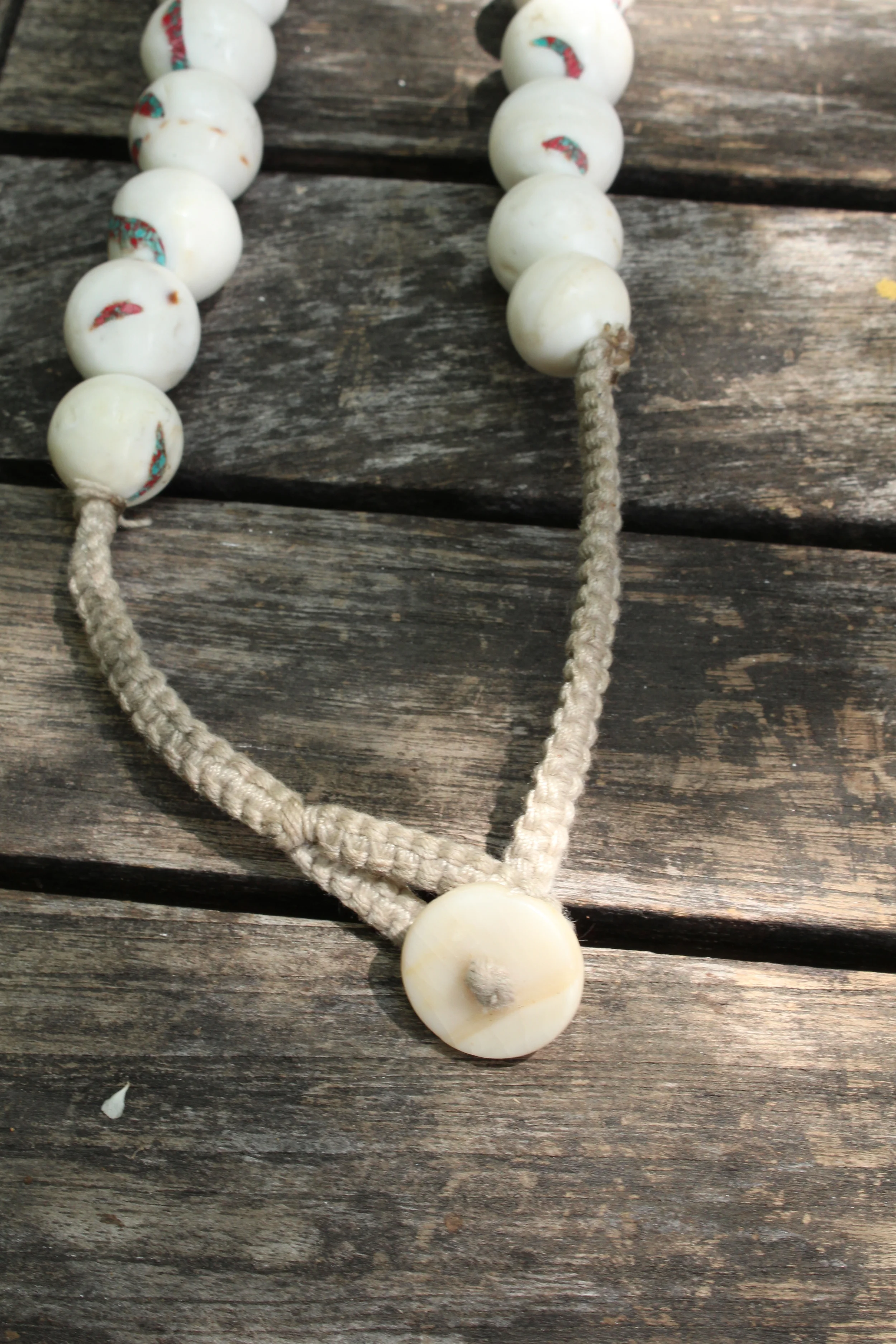 Silver Dancing Krishna Pendant Clasp Close Up