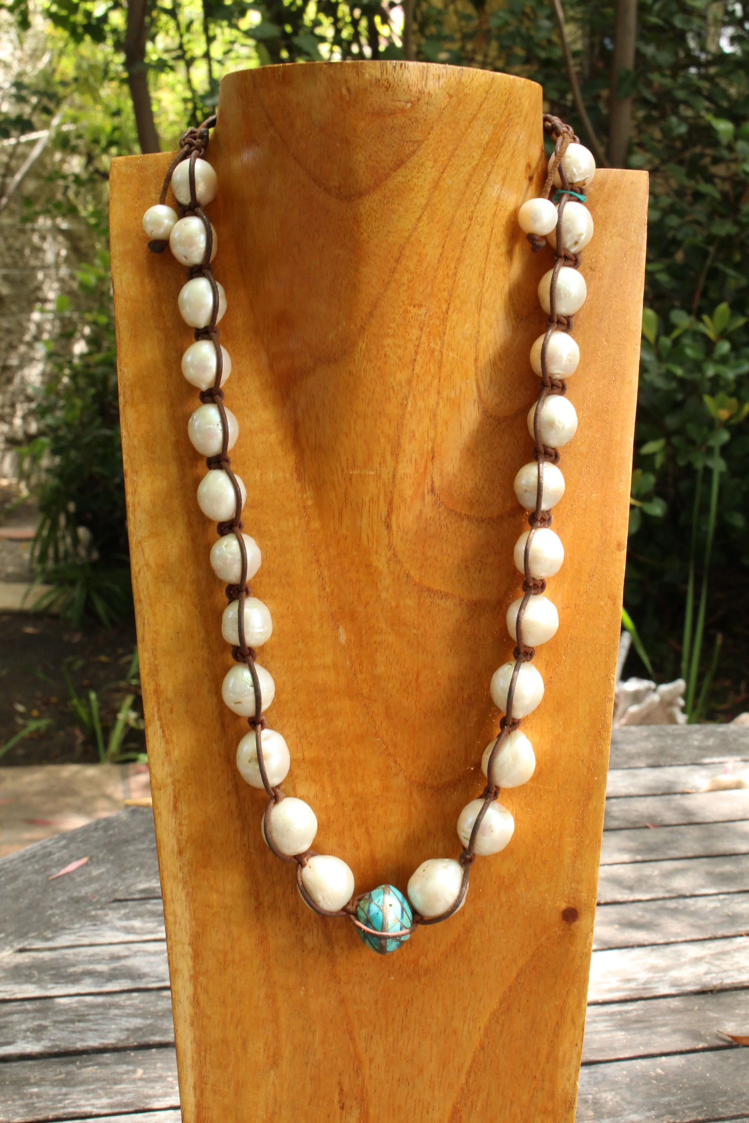 Turquoise and Freshwater Pearls Full