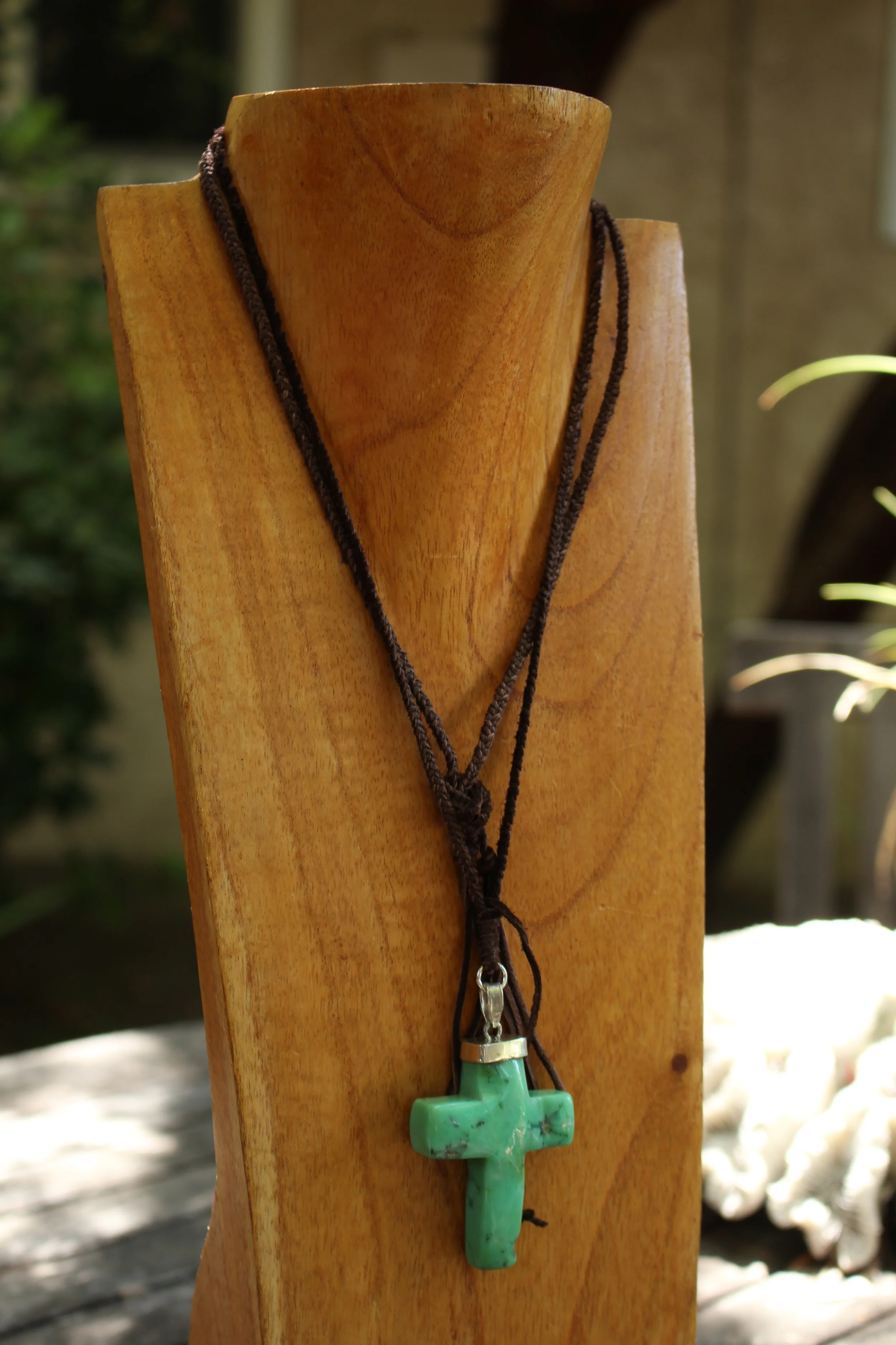 Crystaphase Cross Pendant Full Side