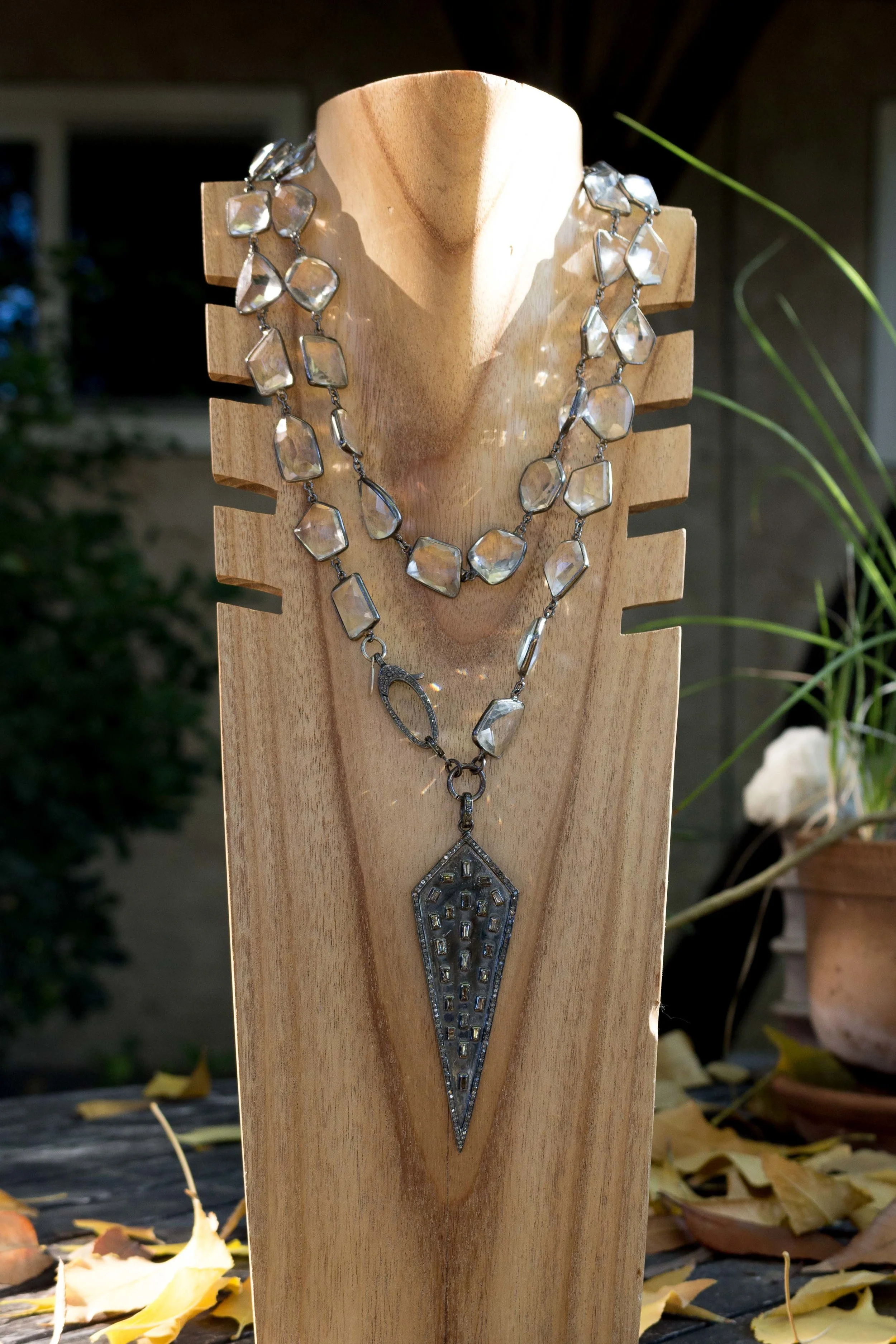 Silver Arrow Pendant Full Front