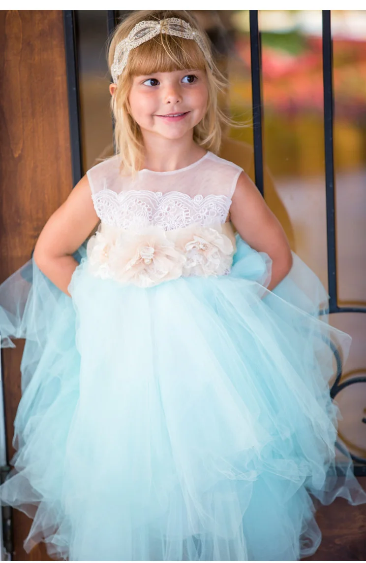 Tiffany Blue Flower Girl Dresses — free download