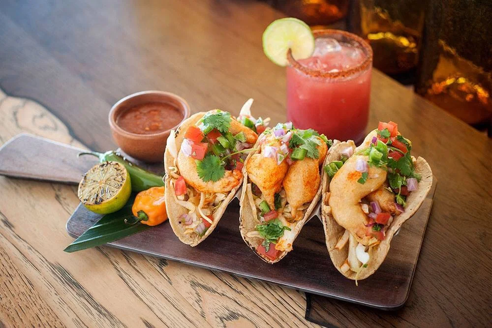 At Coasterra you'll notice some old favorites like fish tacos and some exciting twists!