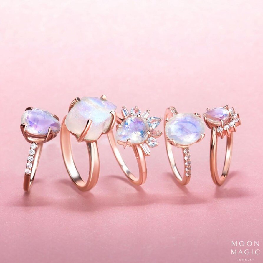 a Little Magic Your Engagement Ring? Moon Magic's On Trend Rings!