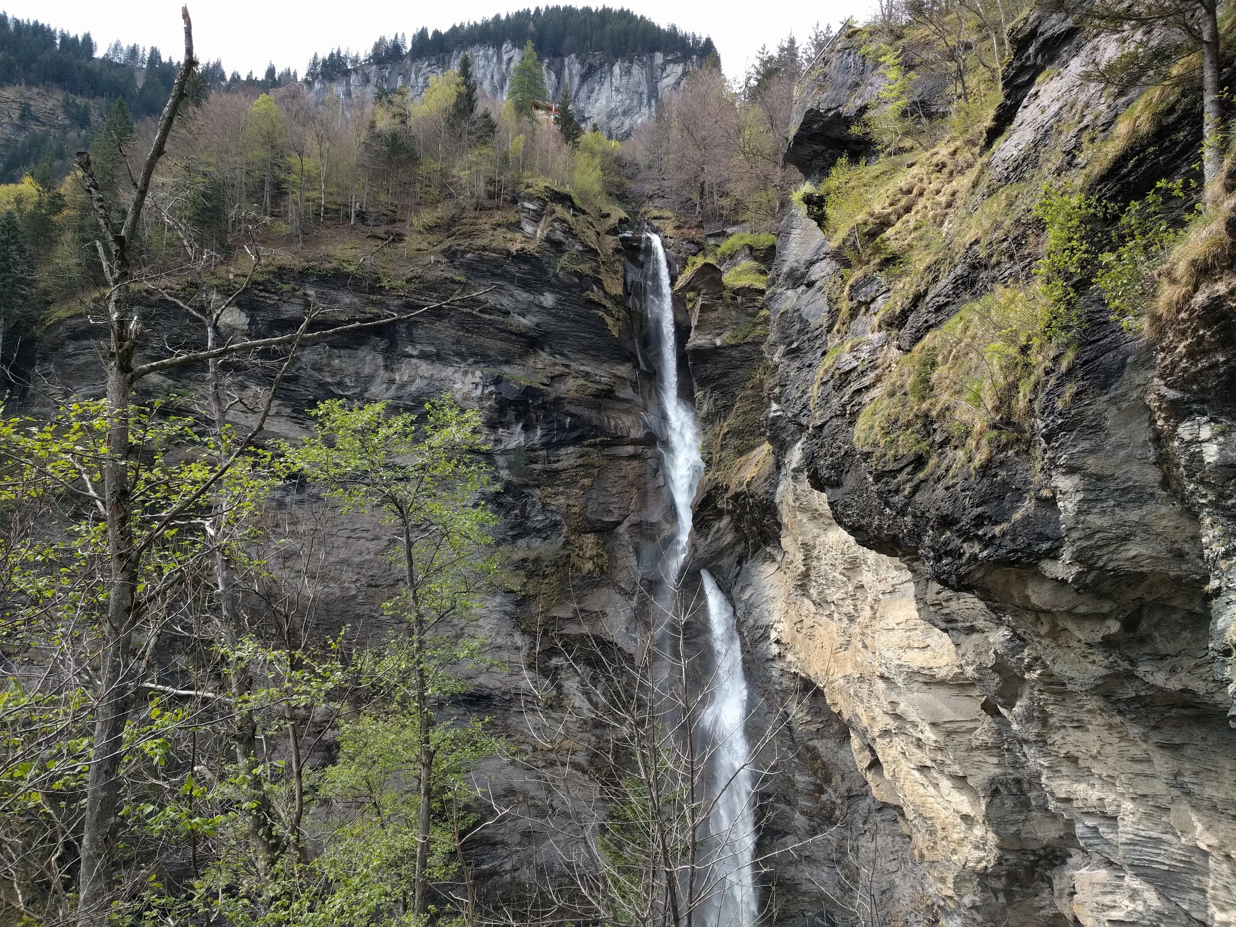 And since you've all been waiting to see them, here are the famous falls. How does one get up there? Glad you asked.