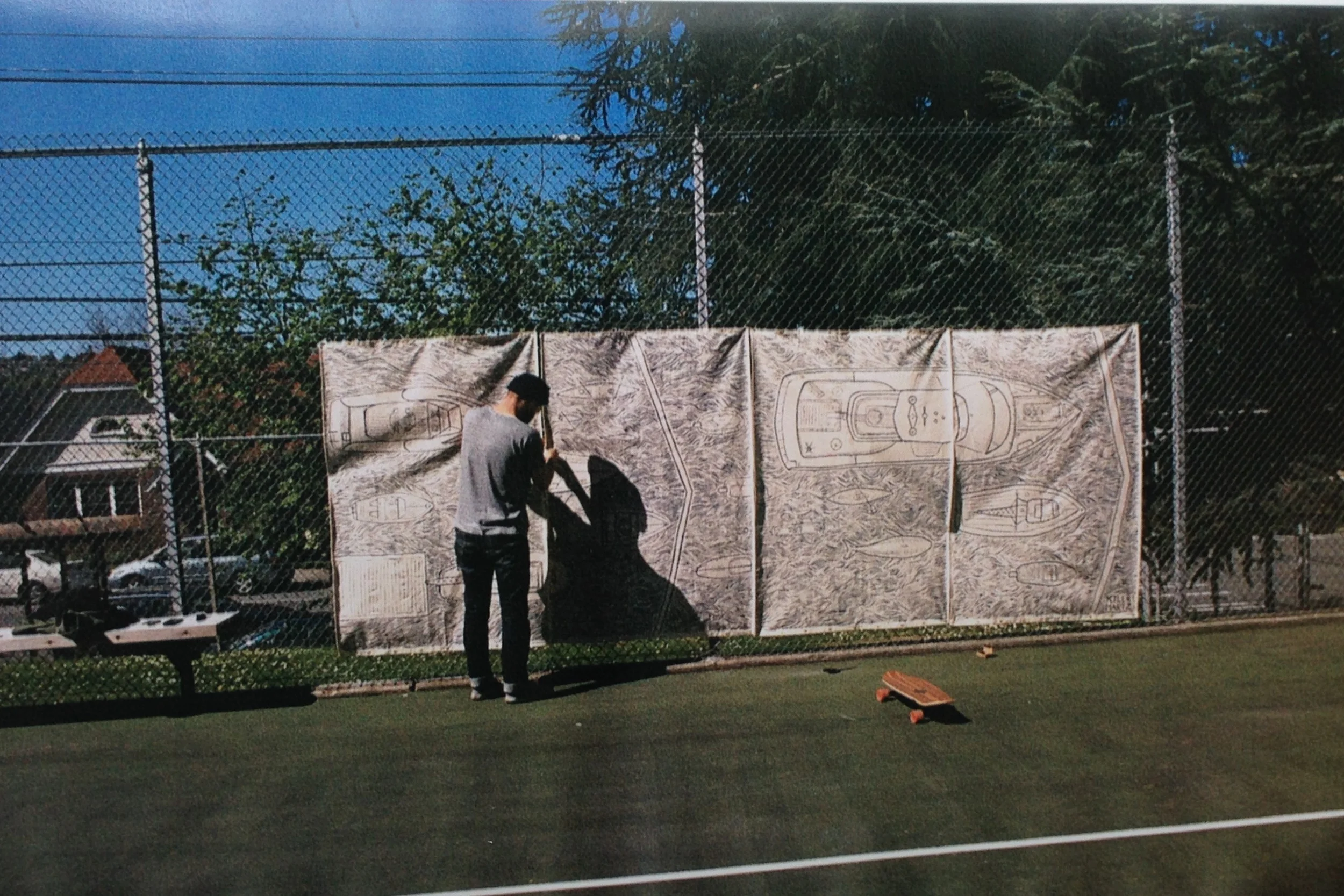 Rays Boathouse Mural