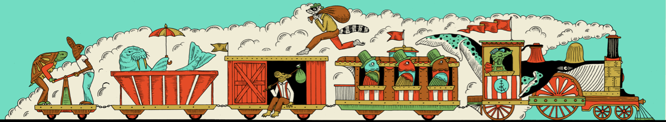 Train Mural Design 