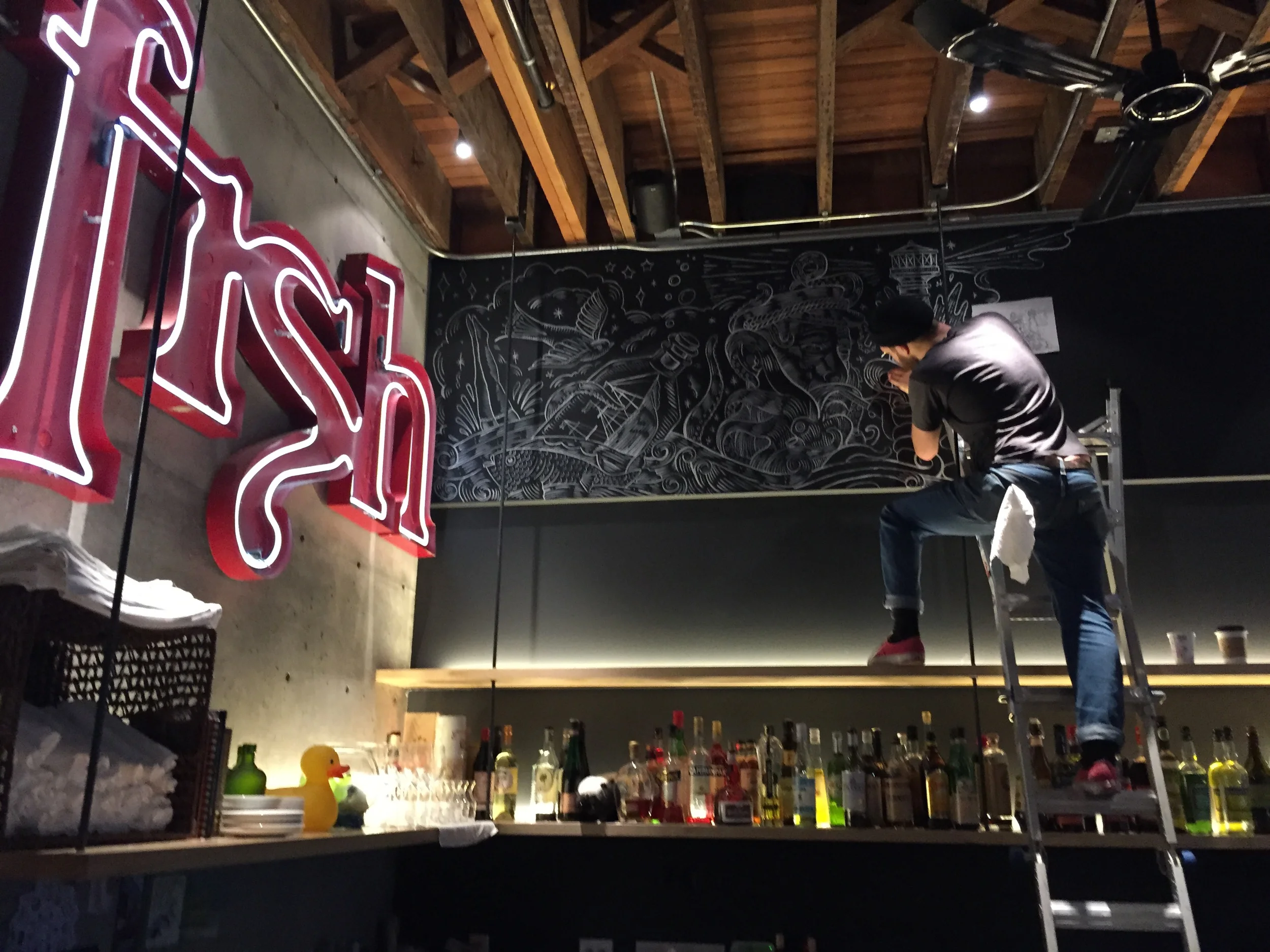 Chippy's Mural Process