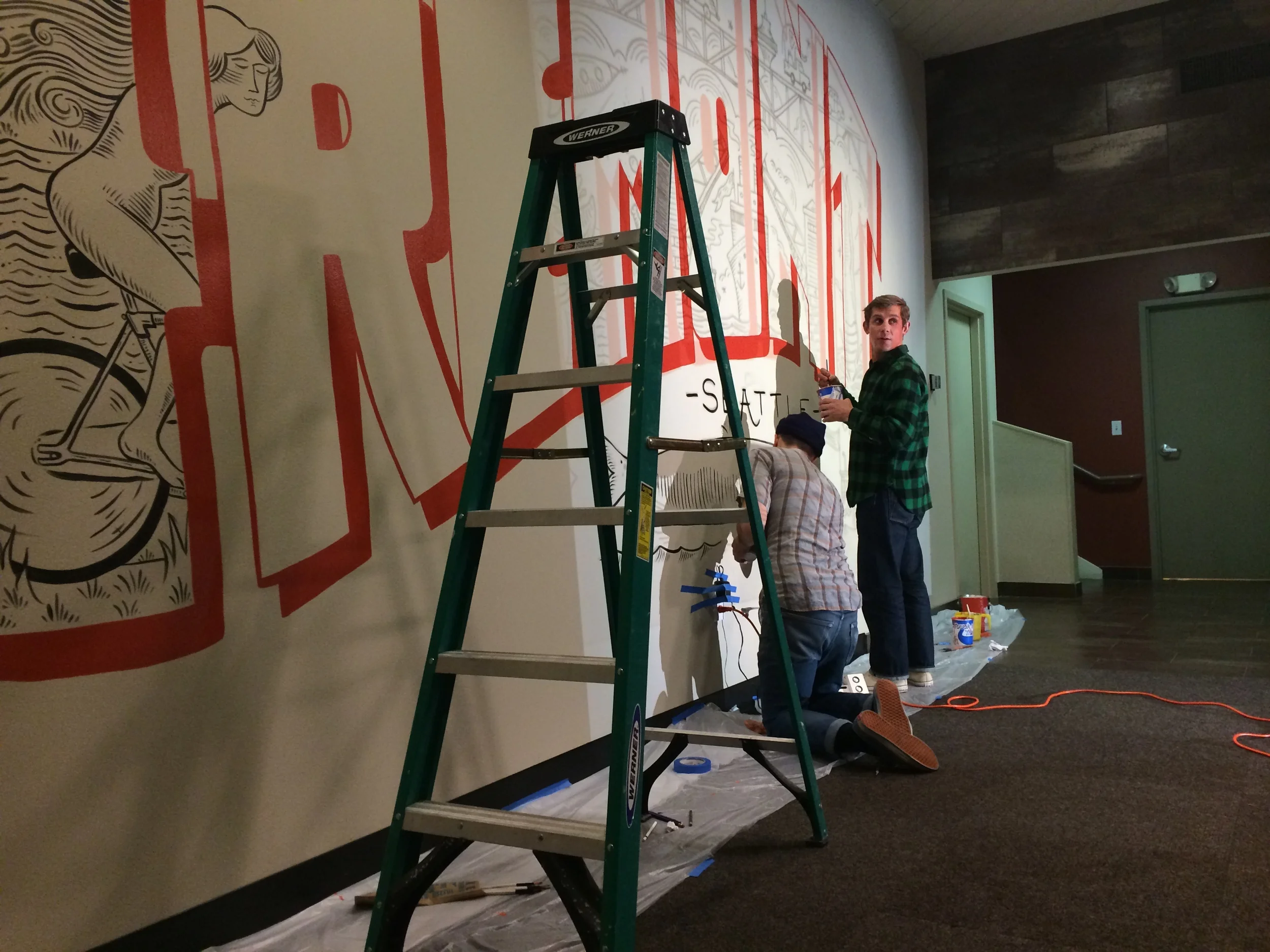 Fremont Mural Progress