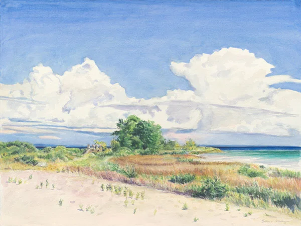 August Stony 22 x 30"