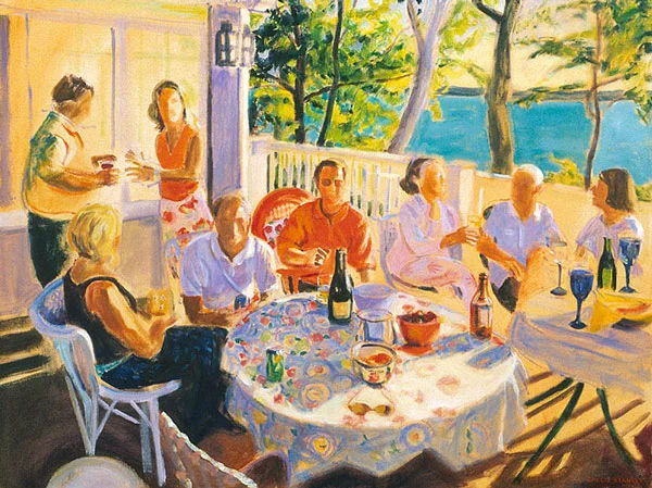 Porchtime 36 x 48"
