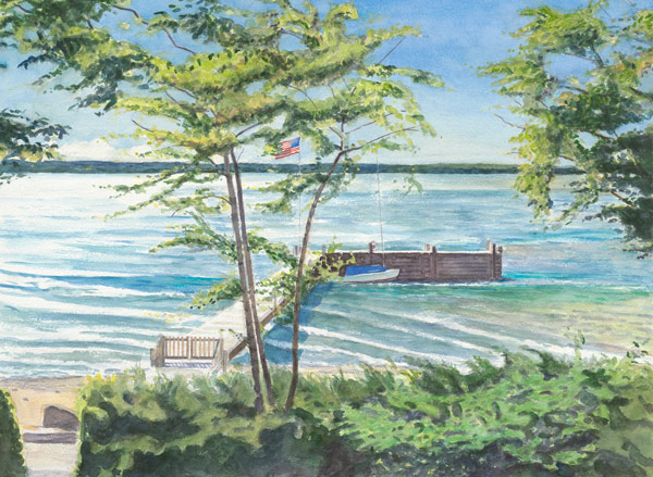 Schaff Dock 22 x 30"