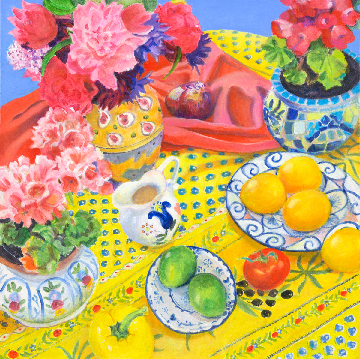 Matisse Morning II 36 x 36" Acrylic