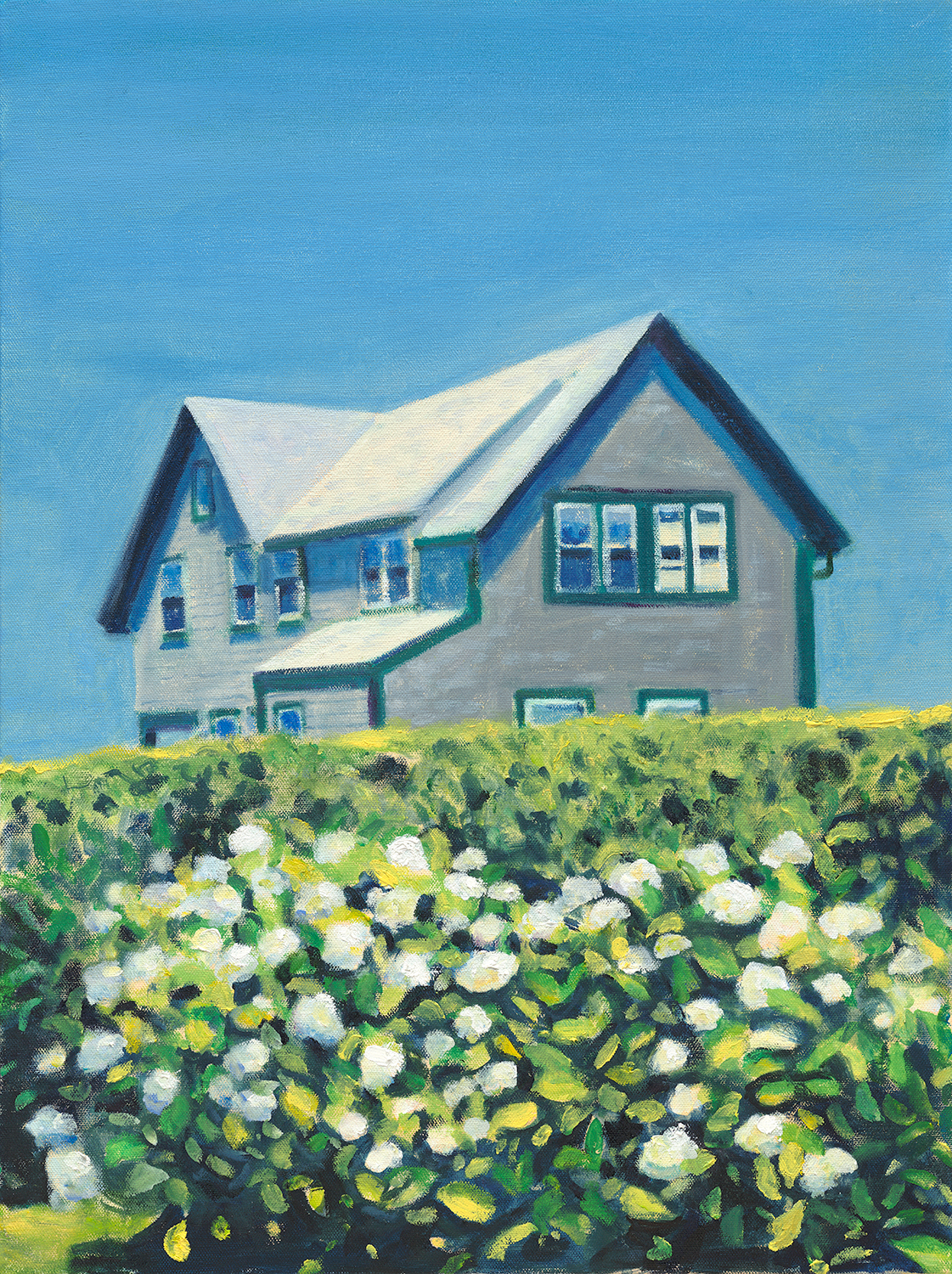 Nantucket Morning 18 x 24" Aqua Oil