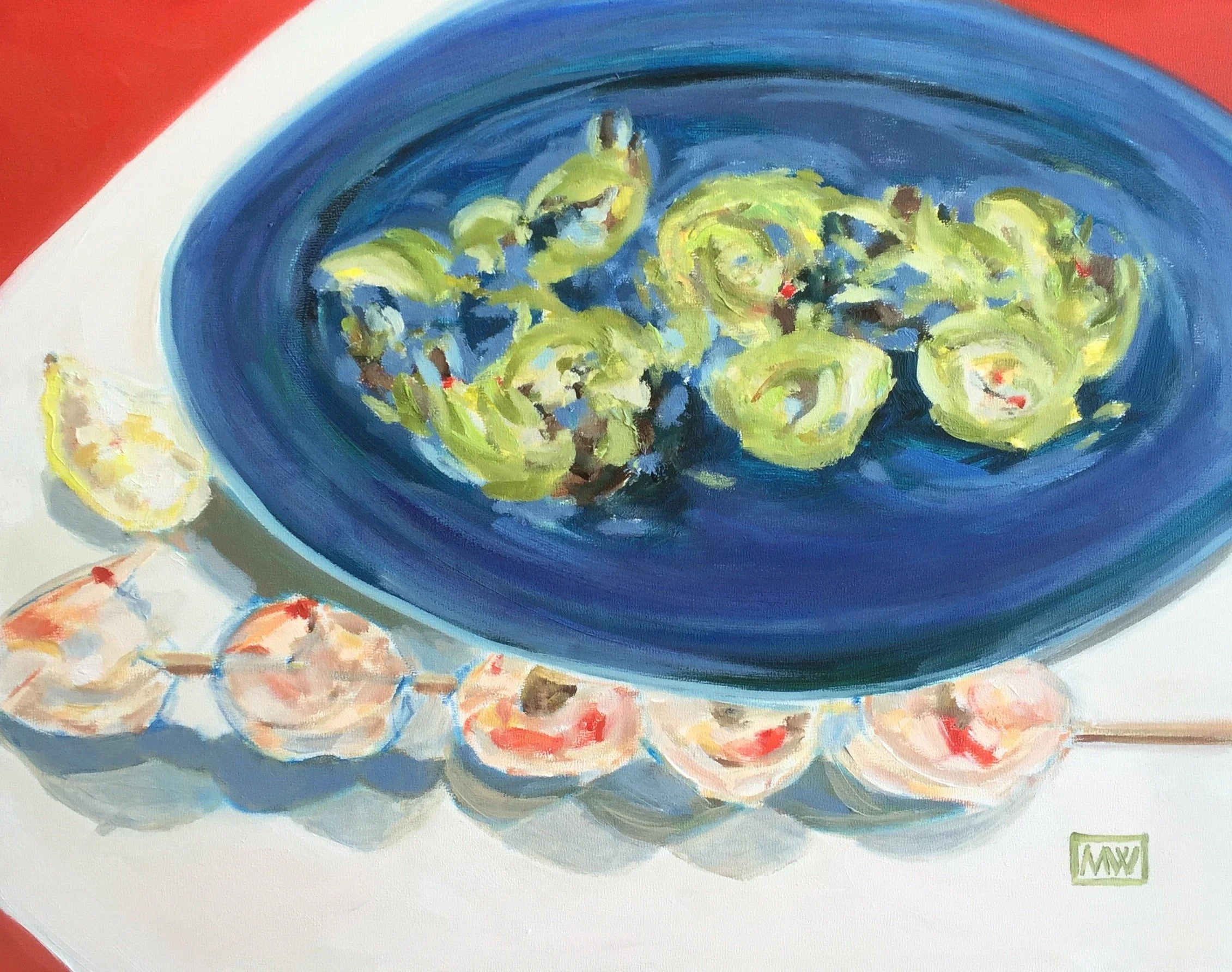Blue Plate Special: Brussels Sprouts 11 X 14 2016.jpg