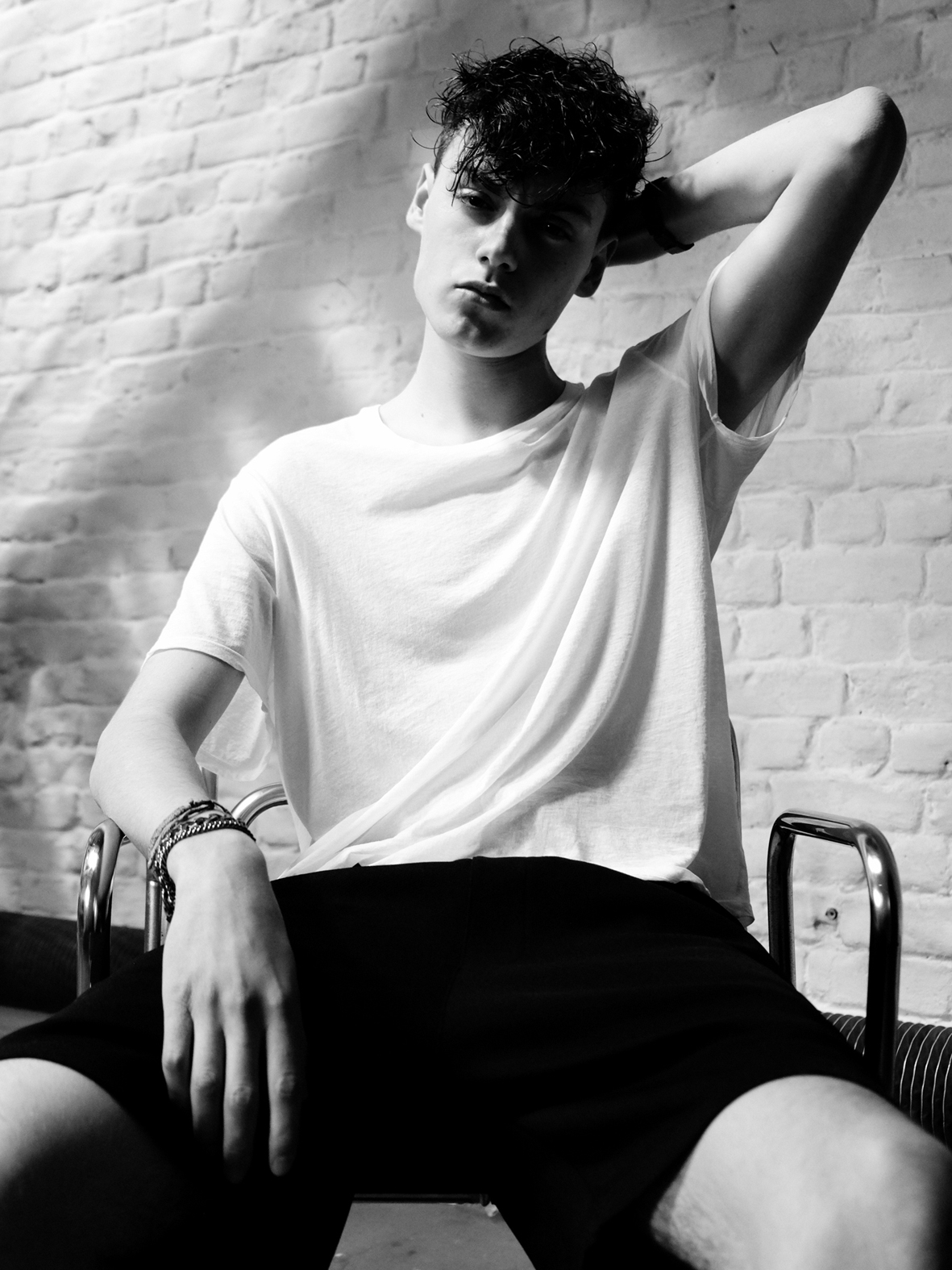 /tee & shorts by COS/