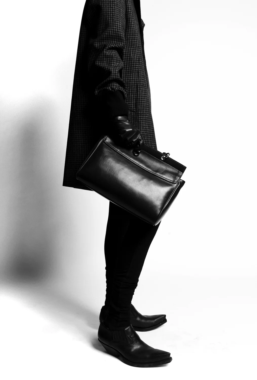 coat by MARNI & bag by & OTHER STORIES