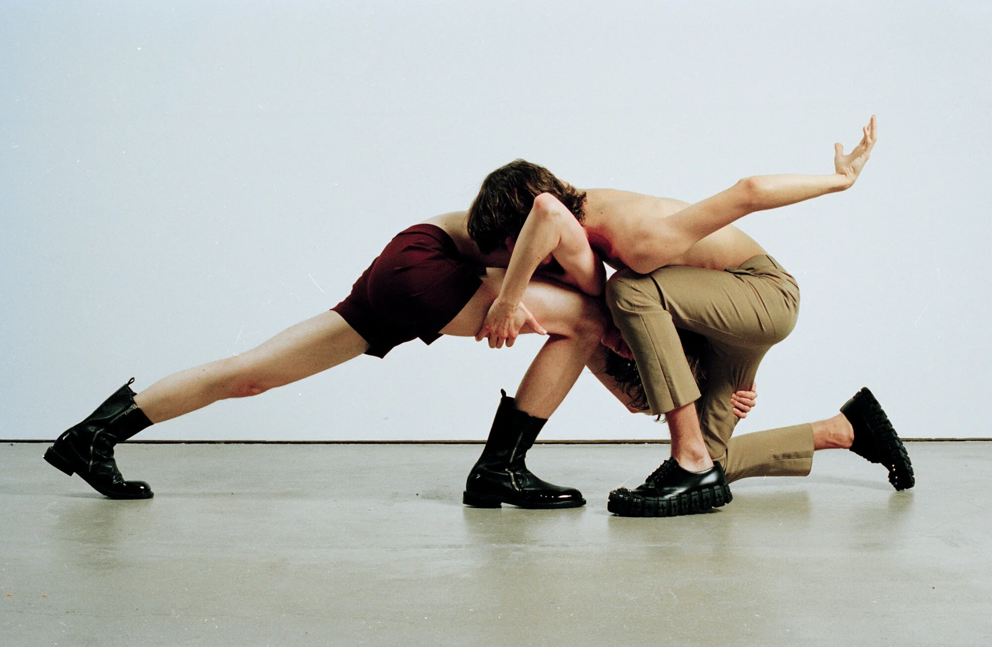Trousers N°21, shorts Ron Dorff, shoes Prada and shoes N°21