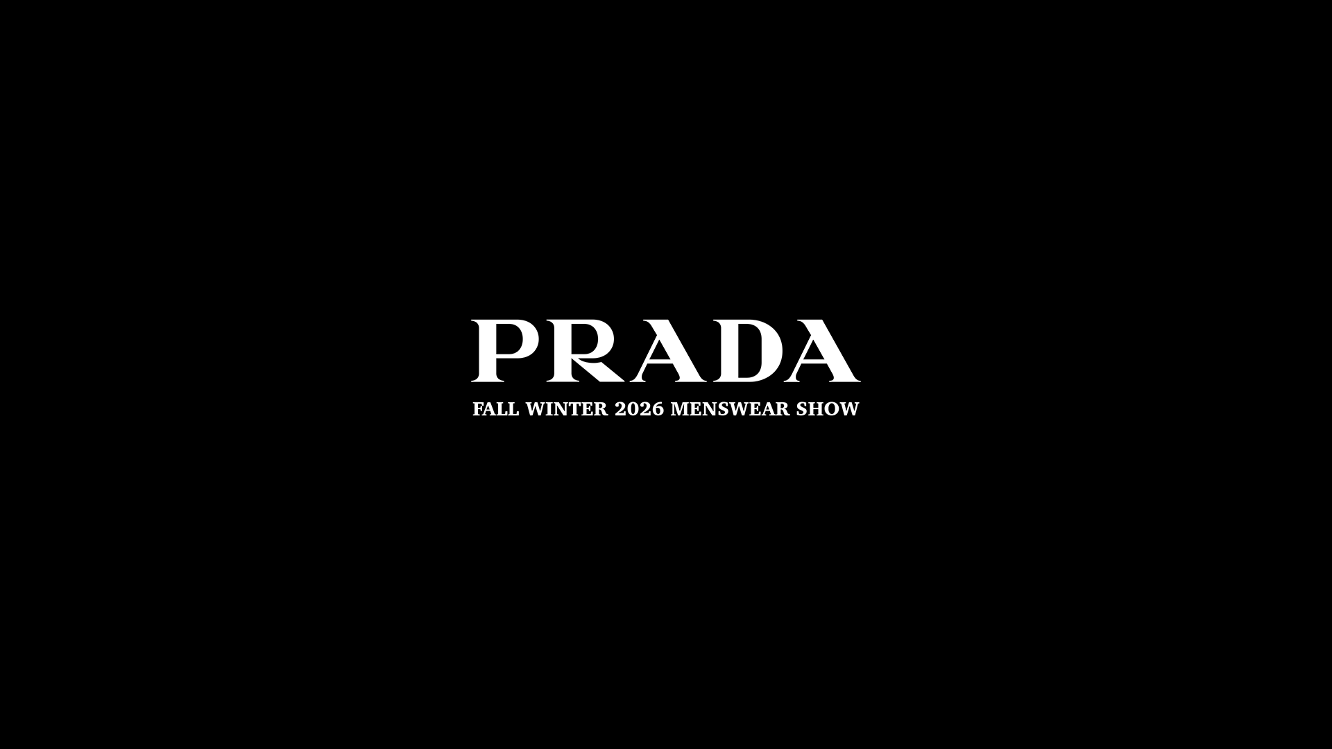 PRADA FW26 MENSWEAR SHOW