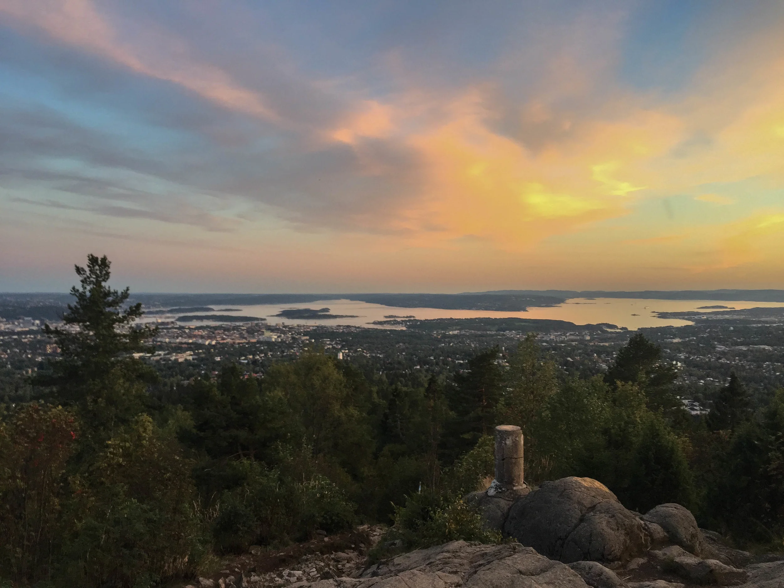 Oslo sett fra Vettakollen. 