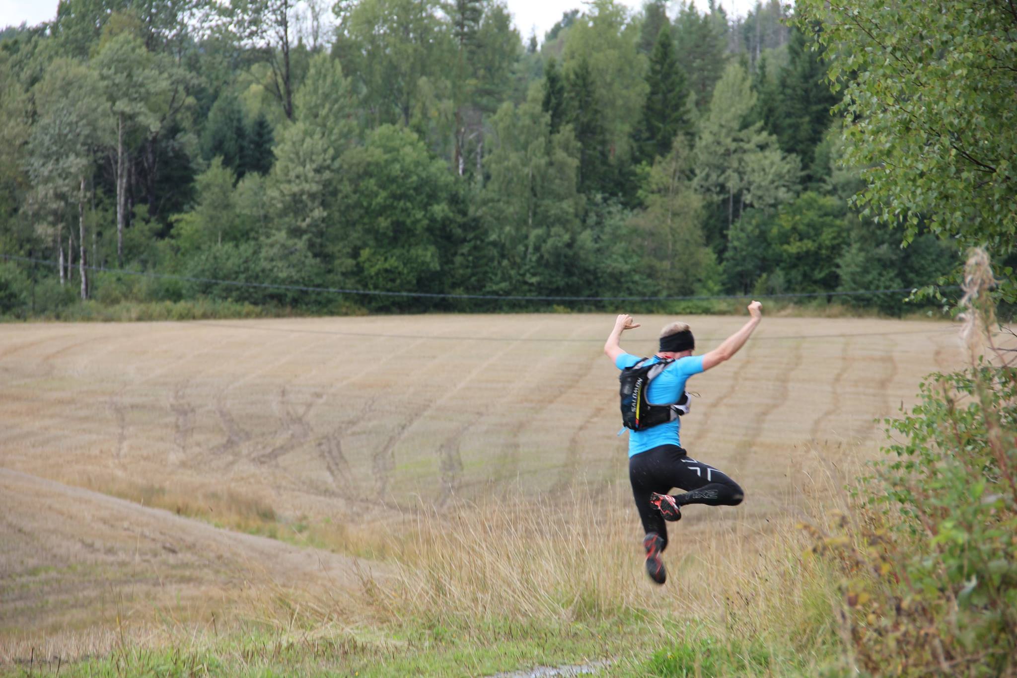 I starten av løpet i 2014 var jeg fortsatt spretten. Foto: ØTC - Flyktningeruta.