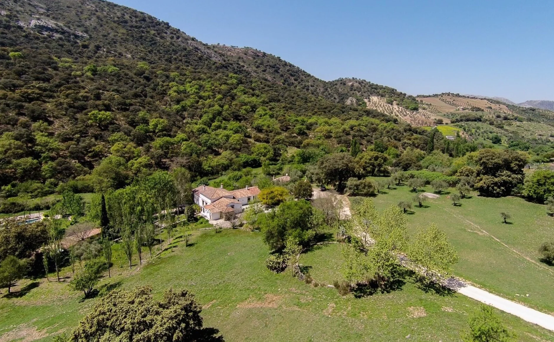 The location - completely embraced by the beauty of nature.
