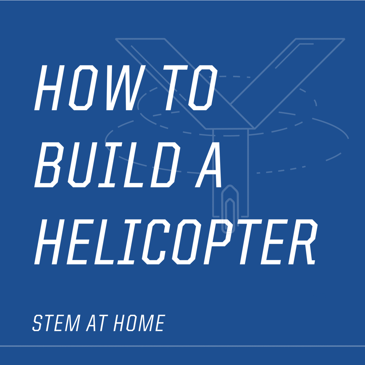 This week with STEM at home, teach the kids how a helicopter works! Tell us what happens if you add more paperclips 😉