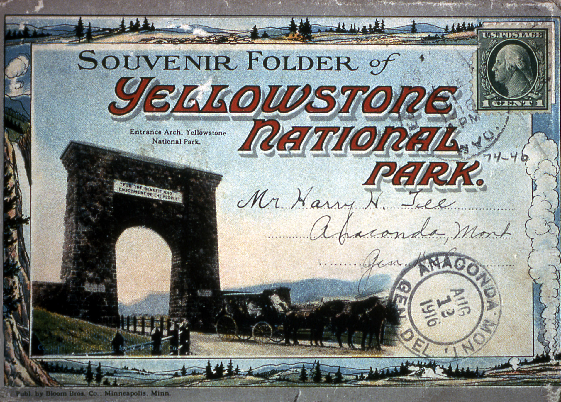 Yellowstone National Park is a nearly 3,500 is a nearly 3,500-sq. mile wilderness recreation area atop a volcanic hot spot. Mostly in Wyoming, the park spreads into parts of Montana and Idaho too. Yellowstone features dramatic canyons, alpine rivers, lush forests, hot springs and gushing geysers, including its most famous, Old Faithful. It's also home to hundreds of animal species, including bears, wolves, bison, elk and antelope. - National Park Service