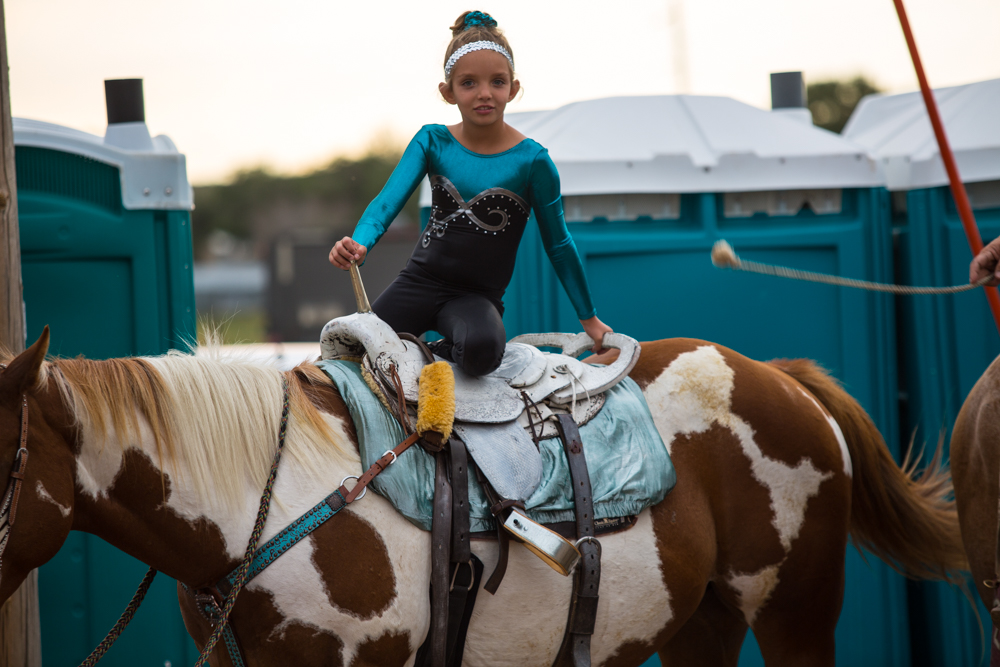 Trick Rider at Broadus Rodeo