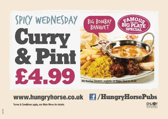 The Hungry Horse is known for value priced meals