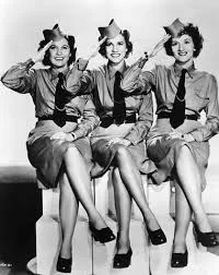 The Andrews Sisters rocked Boogie Woogie Bugle Boy