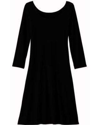 Travelsmith 3/4 Sleeve Ballet Neck Indispensible Dress