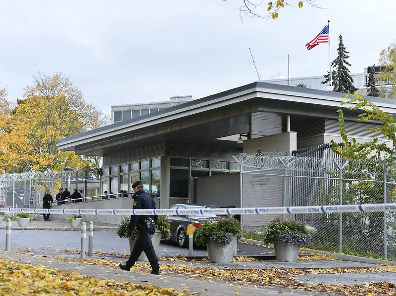 The US Embassy in Stockholm