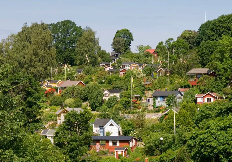 Tanto allotment gardens. Photo credit: visitstockholm.com
