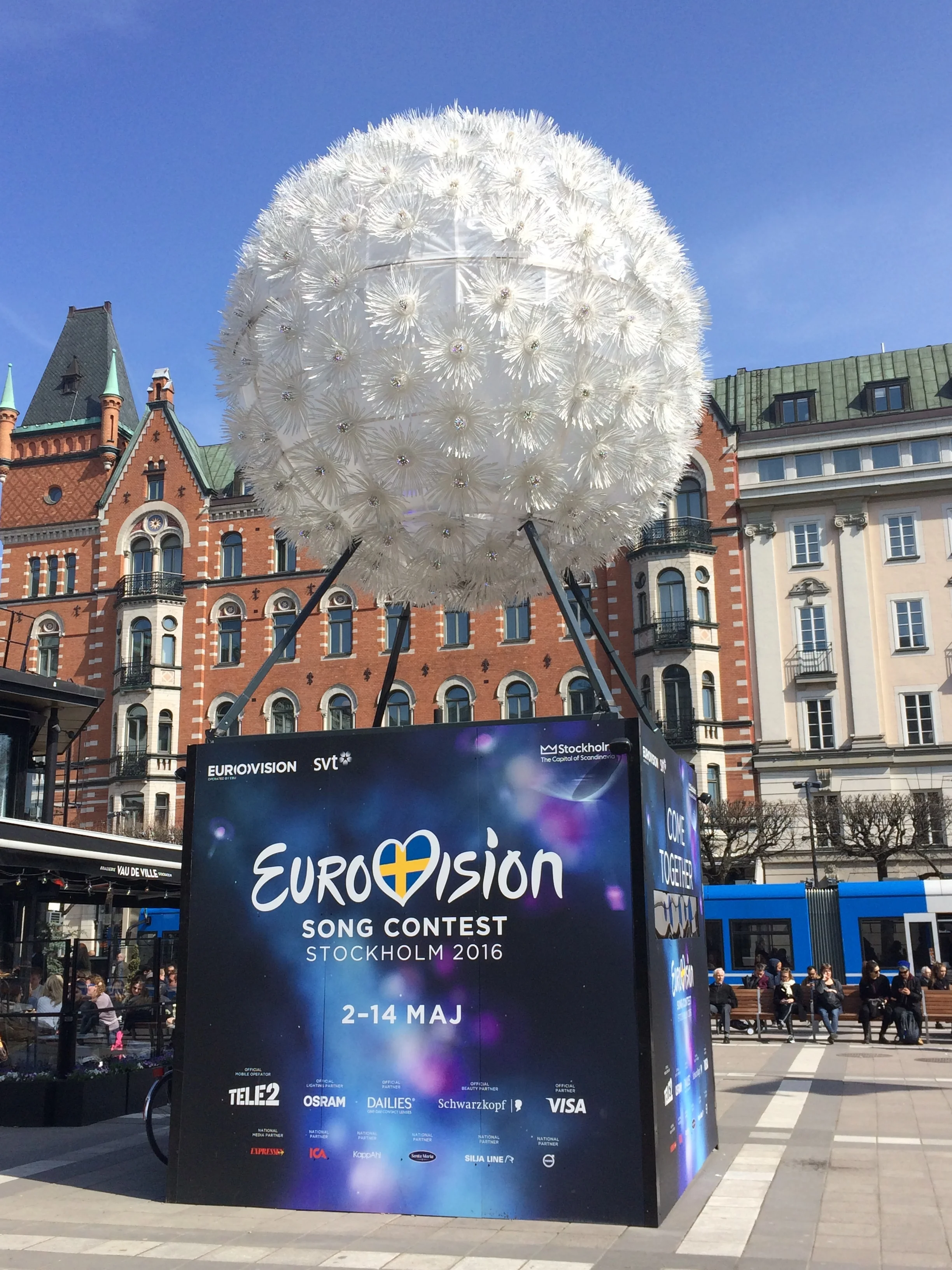 Eurovision advertising in the city