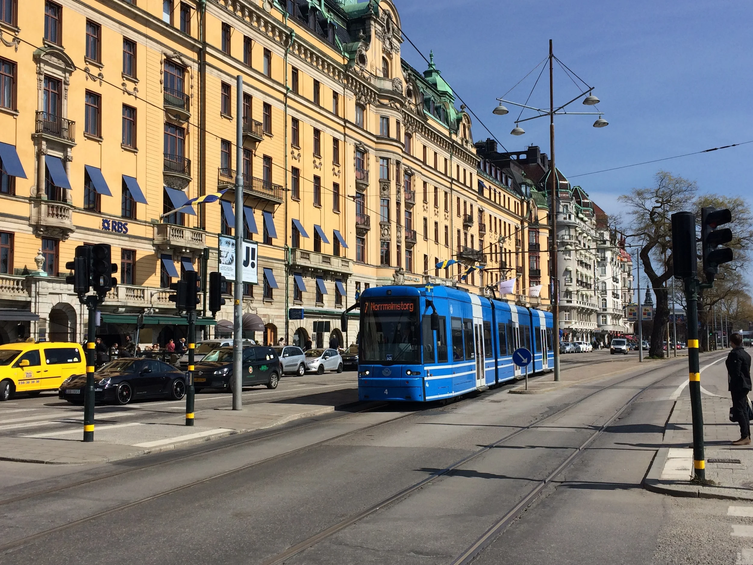 Tram in Norrmalm