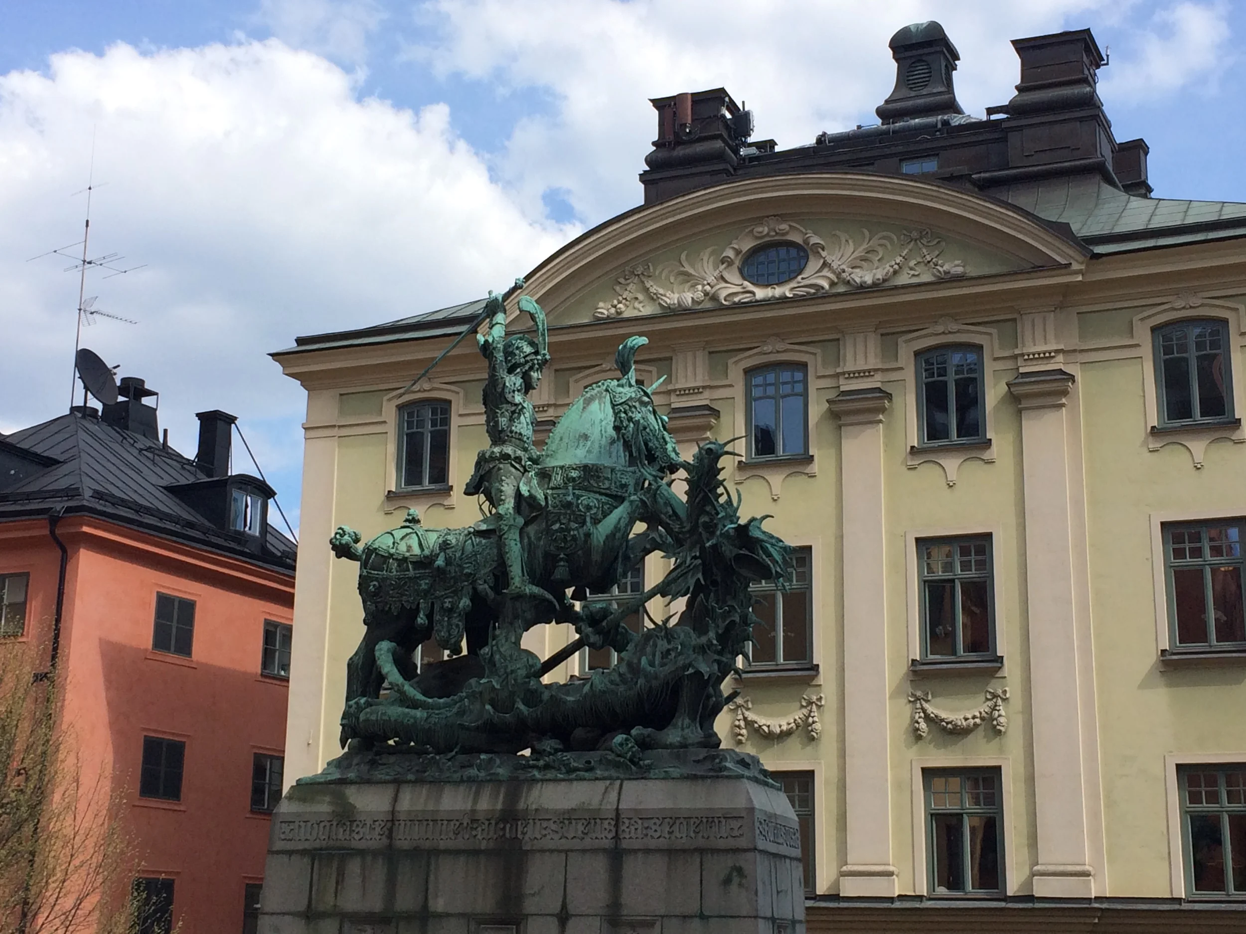 St George slaying the dragon