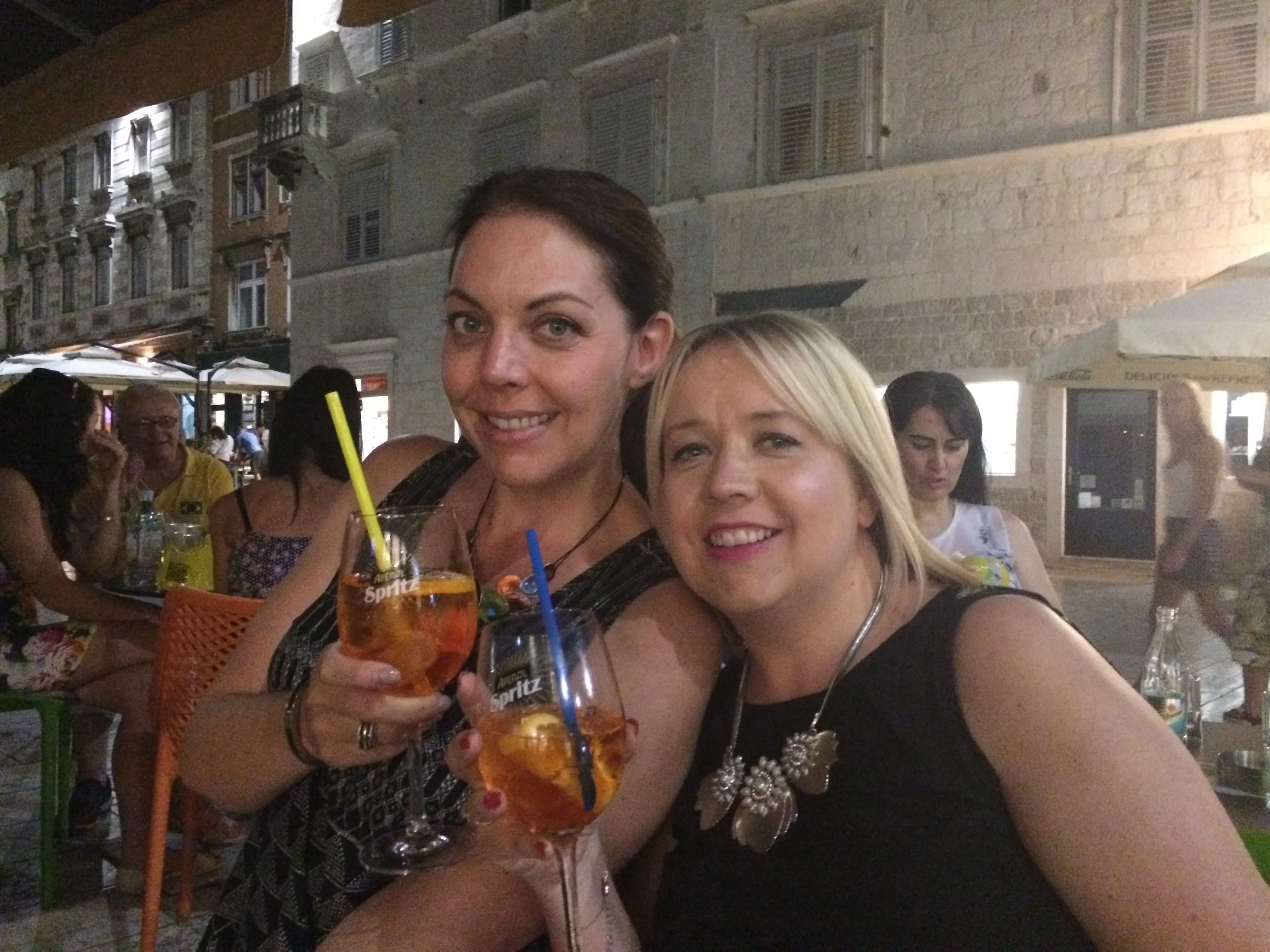 The official cocktail of a sweaty Adriatic summer: Aperol spritz