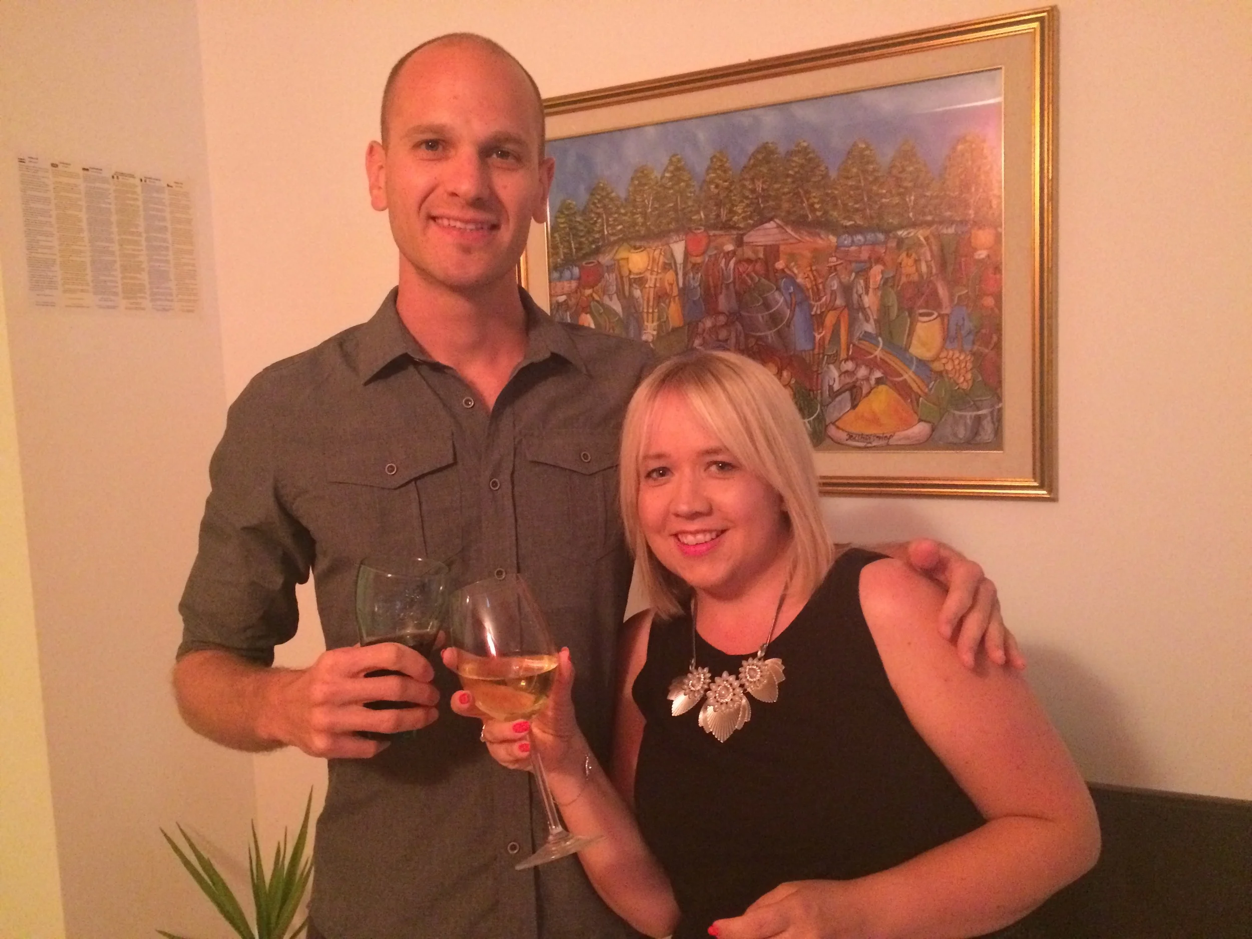 Ali and Perry: Cheers!