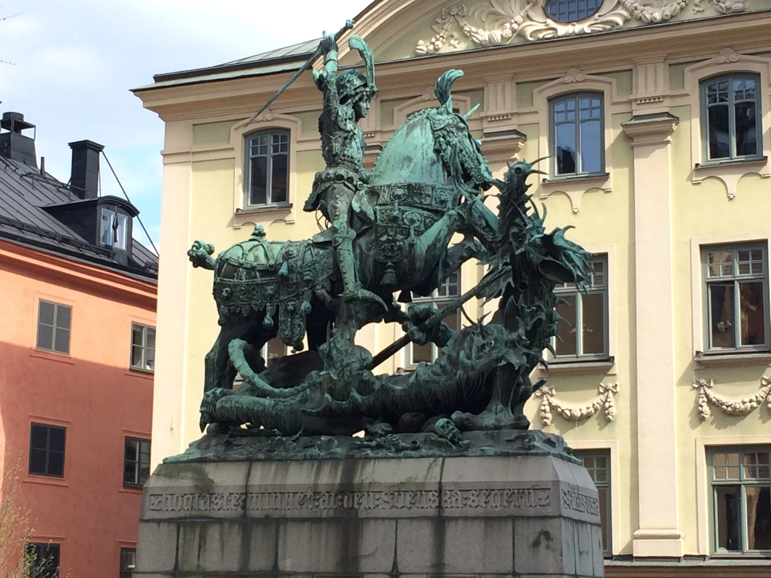St George slaying the dragon