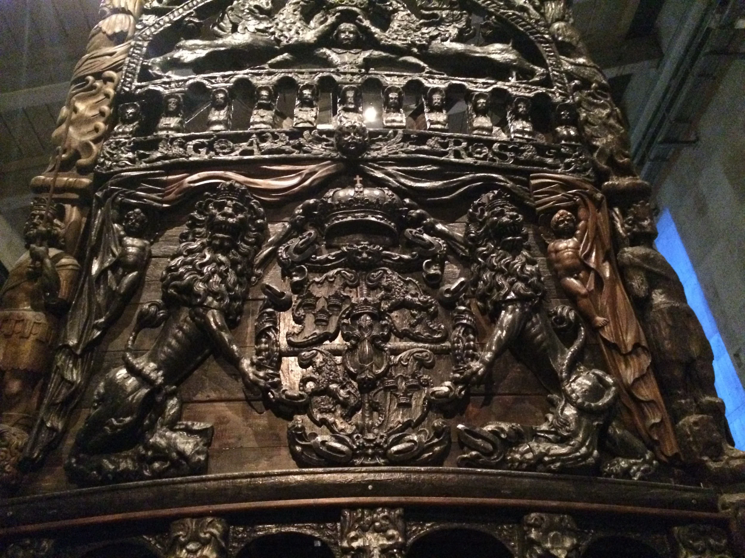 The dark brown is original and light brown reproductions. Not bad for over 300 years at the bottom of a channel.