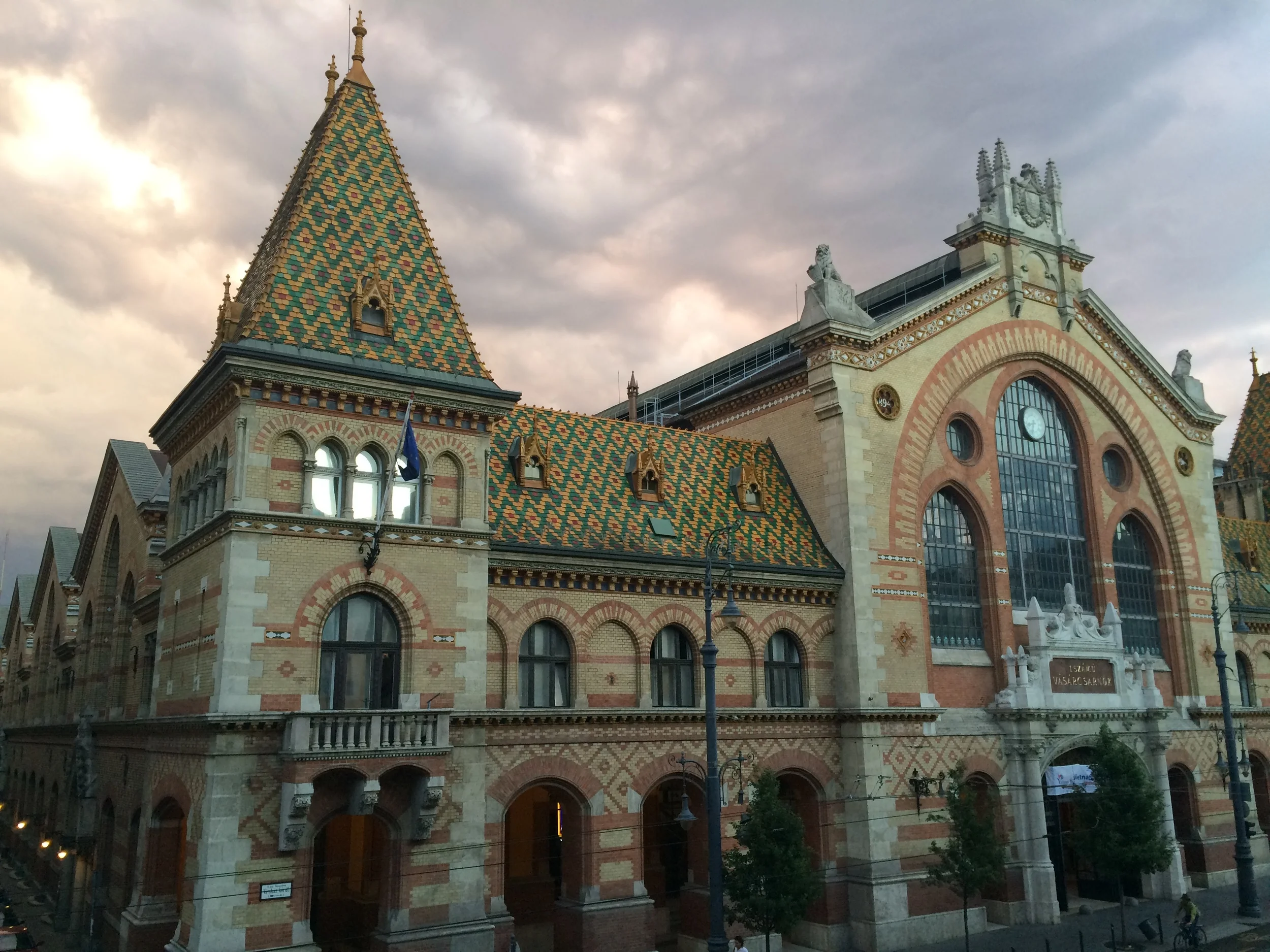 View from our balcony in Budapest, Hungary