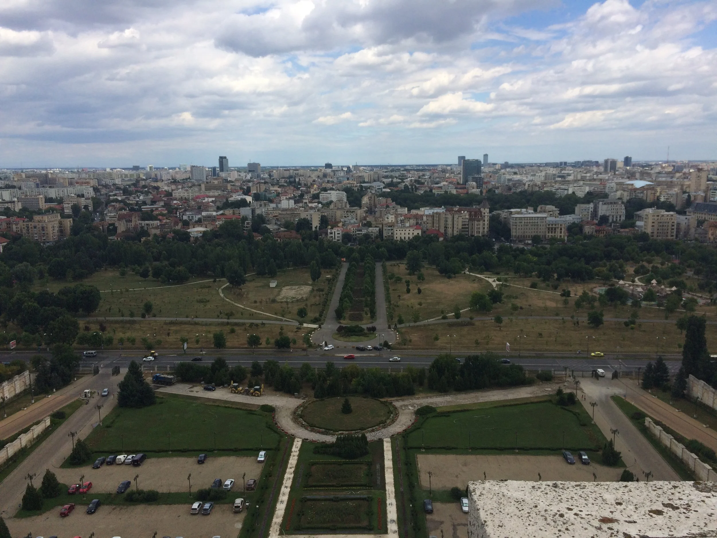 View from the roof of the Palace facing north