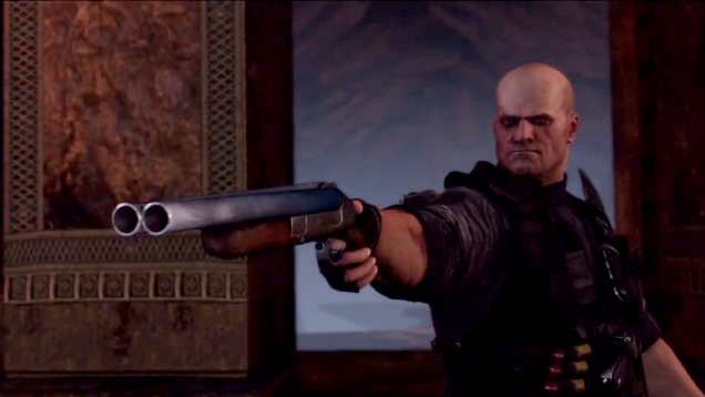 Lazarevic is a baddie, right down to his cliched facial knife scar