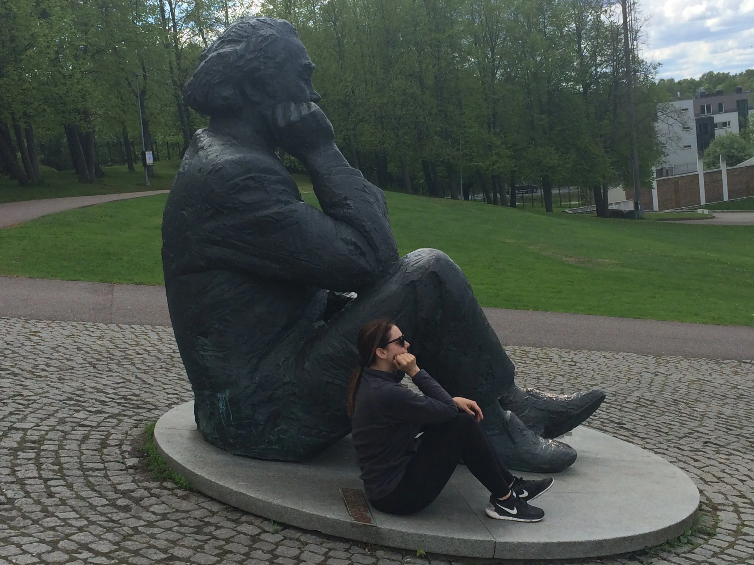 Just me and Gustav Ernesaks (Singing Revolution influencer), hangin'