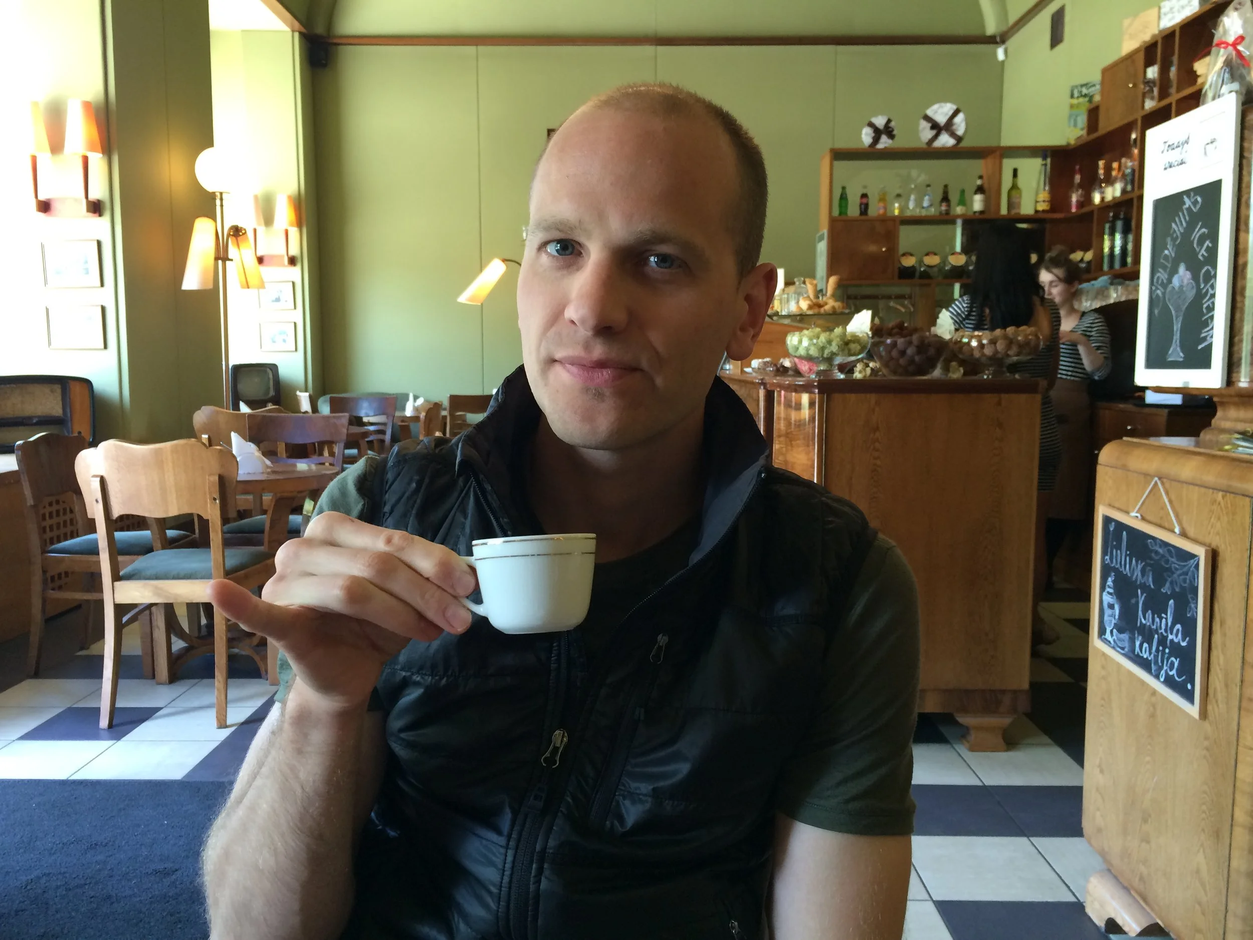 Raise your pinky if you want chocolate for breakfast