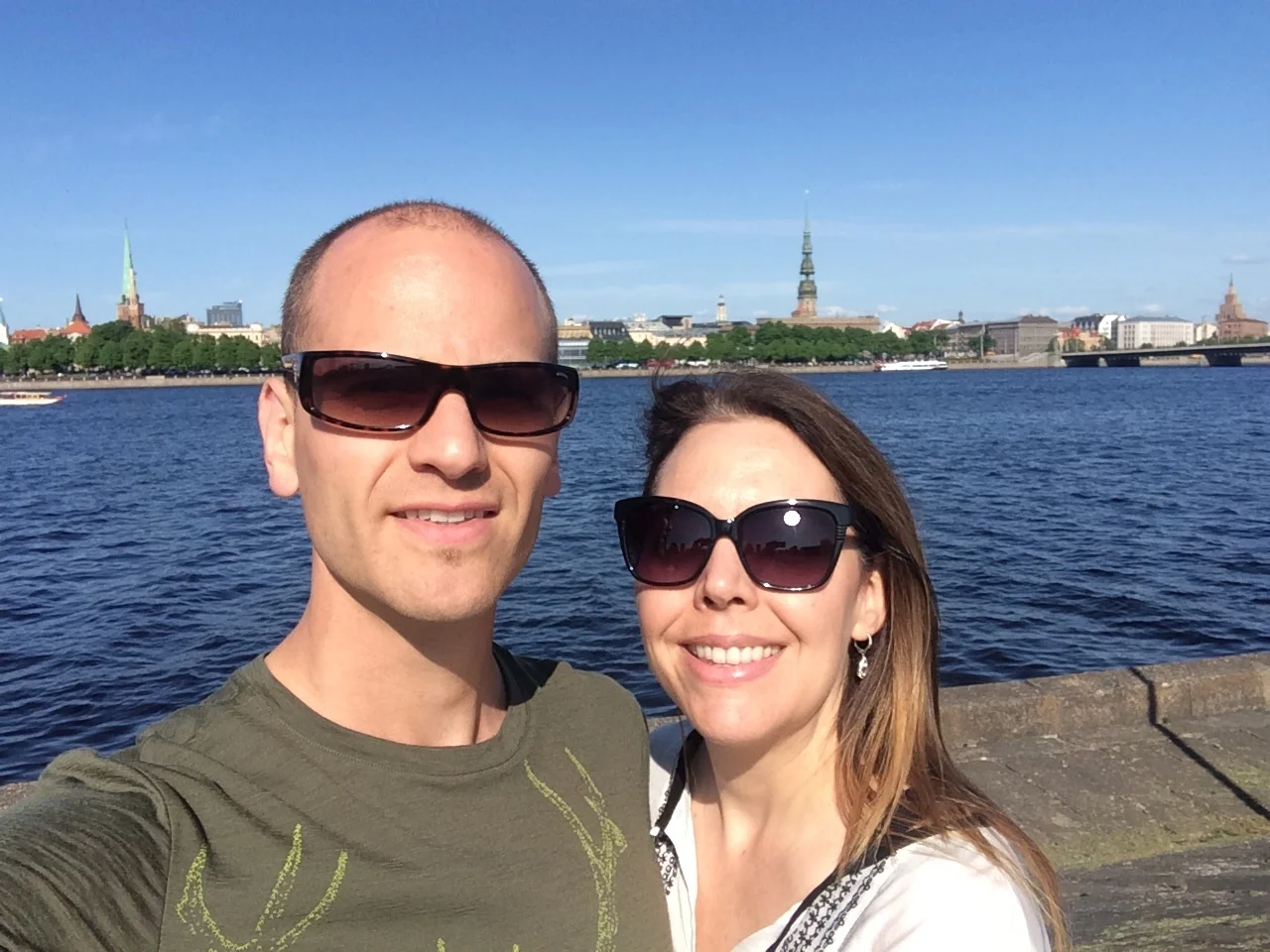 Daugava River and Old Town