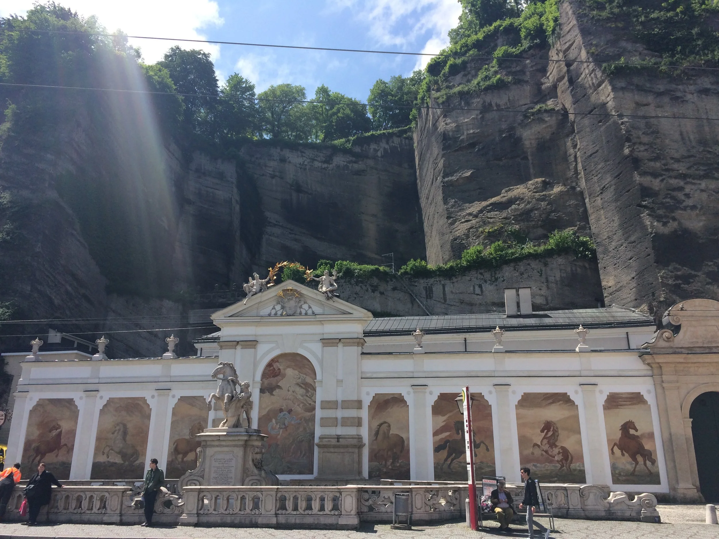 Horse bath- another site from Do Re Mi in Sound of Music