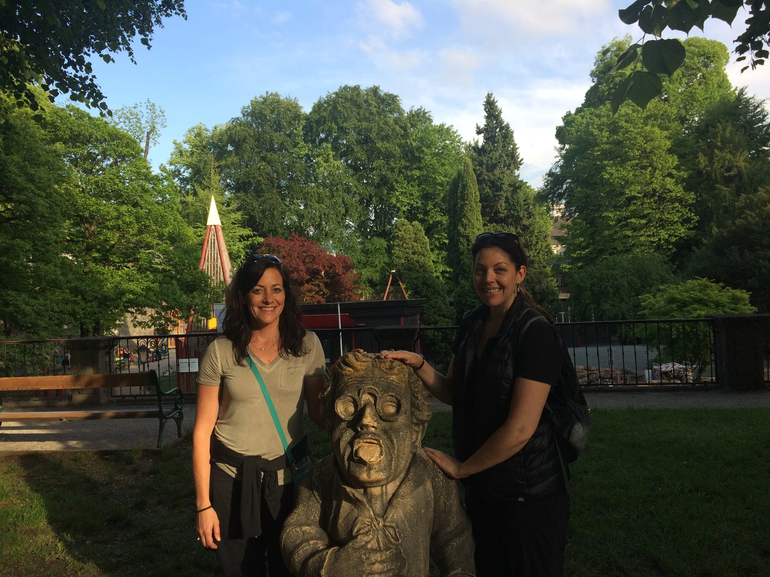 Pat on the head for good luck. &nbsp;SoM scene, yes.